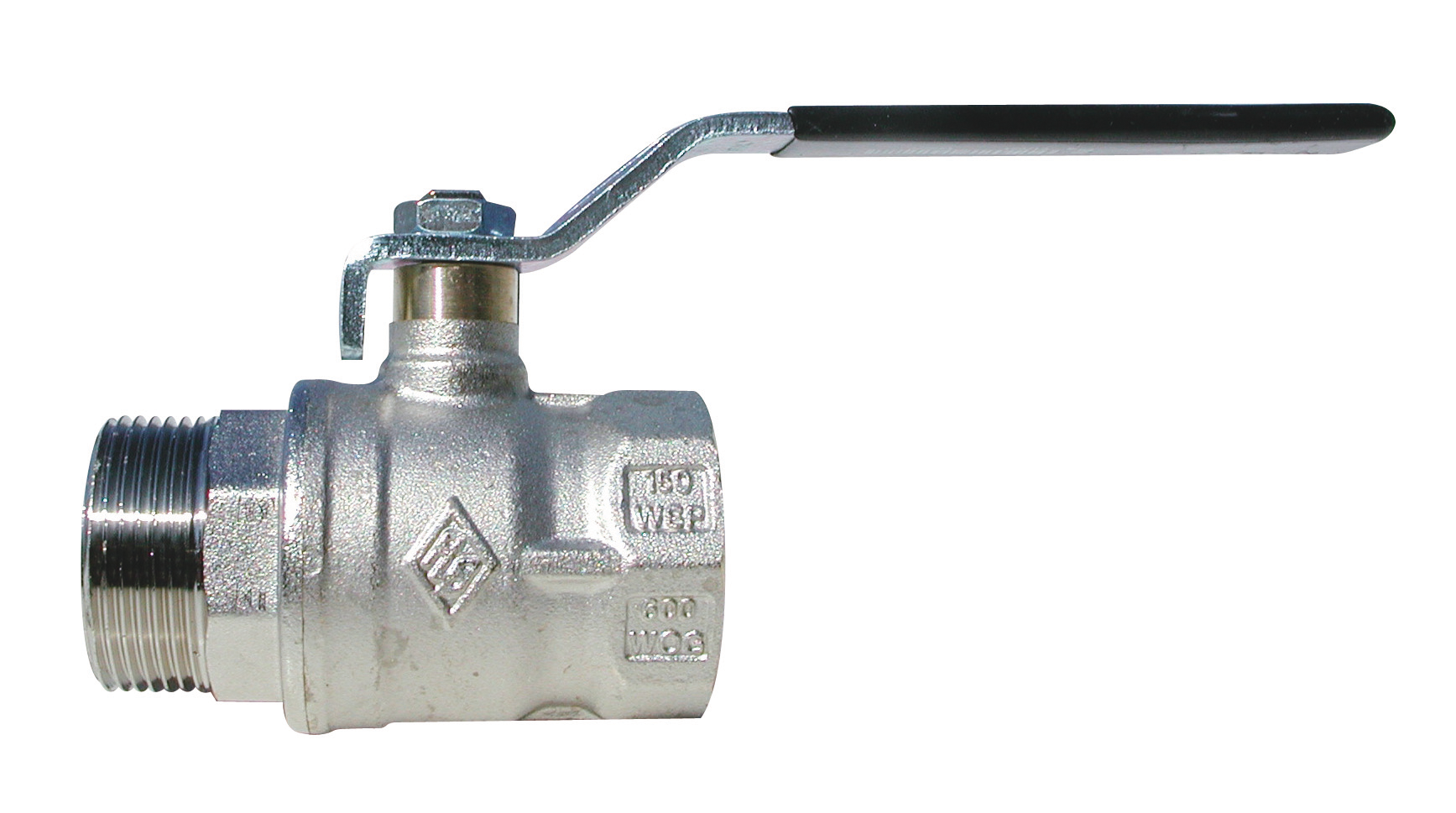 ROBINET A BOISSEAU SPHERIQUE MALE / FEMELLE POIGNEE PLATE