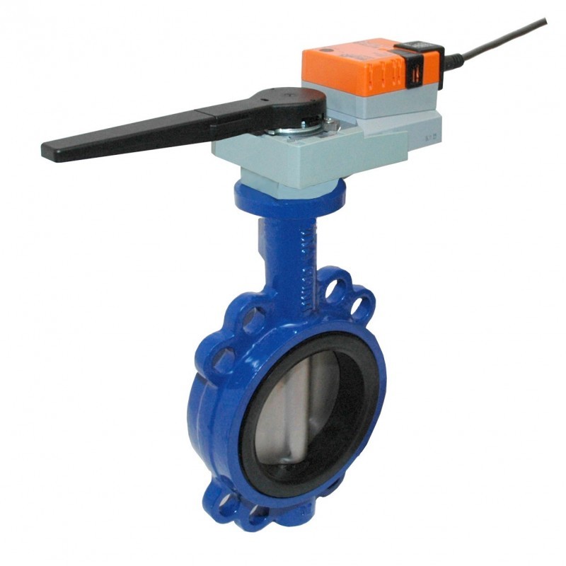 VANNE PAPILLON AVEC SERVOMOTEUR ÉLECTRIQUE 230V