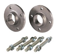 ÉQUIPEMENT ACIER NOIR POUR CLAPET SIMPLE BATTANT ENTRE BRIDES