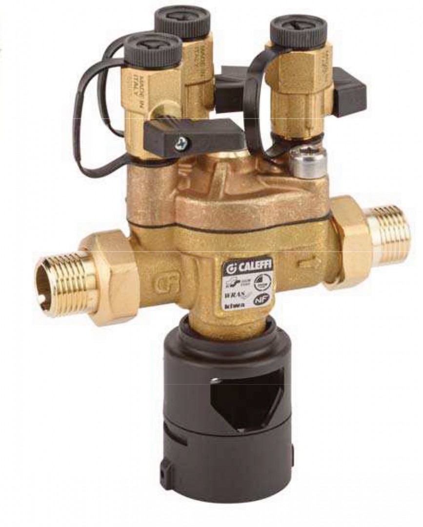 DISCONNECTEUR CONTROLABLE TYPE BA MALE/MALE - CALEFFI SCUDO