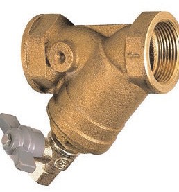 FILTRES À TAMIS À VISSER FILTRE EN LAITON AVEC VANNE DE RINÇAGE