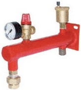 CONSOLE EQUIPEE POUR VASE