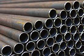 TUBE SOUDÉ ACIER NOIR T1  BOUTS LISSES