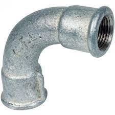 COUDE FONTE GALVANISÉ GRAND RAYON F/F 90°