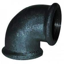 COUDE FONTE NOIR PETIT RAYON F/F 90°