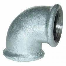 COUDE FONTE GALVANISÉ PETIT RAYON F/F 90°