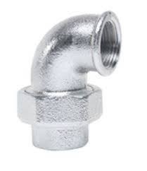 COUDE UNION FONTE GALVANISÉ F/F