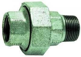 RACCORD UNION JOINT PLAT F/F FONTE GALVANISÉ