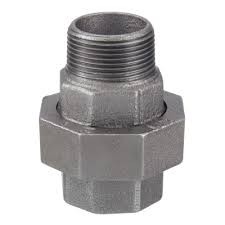 RACCORD UNION JOINT PLAT M/F FONTE GALVANISÉ