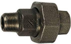 RACCORD UNION M/F FONTE NOIR
