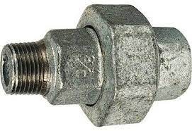 RACCORD UNION M/F FONTE GALVANISÉ