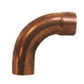 COUDE CUIVRE GRAND RAYON 90° M/F