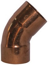 COUDE CUIVRE 45° F/F