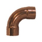 COUDE CUIVRE PETIT RAYON 90° F/F