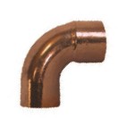 COUDE CUIVRE PETIT RAYON 90° M/F