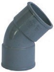 COUDE 45° F/F PVC ÉVACUATION 