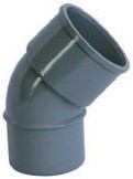 COUDE 45°M/F PVC ÉVACUATION 