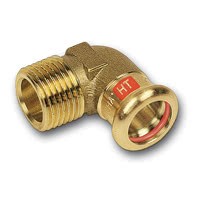 COUDE  90° MALE CUIVRE À SERTIR 