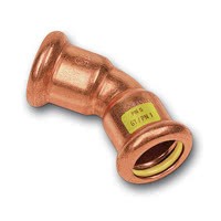 COUDE  45° F/F CUIVRE À SERTIR GAZ