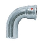 COUDE 90° M/F ELECTROZINGUÉ À SERTIR 