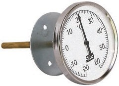 THERMOMETRE POUR GAINE D'AIR - HORIZONTAL