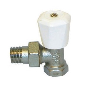 ROBINET DE RADIATEUR MANUEL - EQUERRE SIMPLE REGLAGE