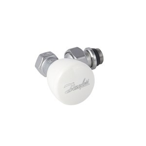 ROBINET DE RADIATEUR MANUEL - EQUERRE SIMPLE REGLAGE - DANFOSS