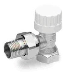 CORPS DE ROBINET DE RADIATEUR THERMOSTATIQUE EQUERRE - GAMME CHANTIER
