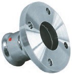 Bride à bout lisse électrozingué